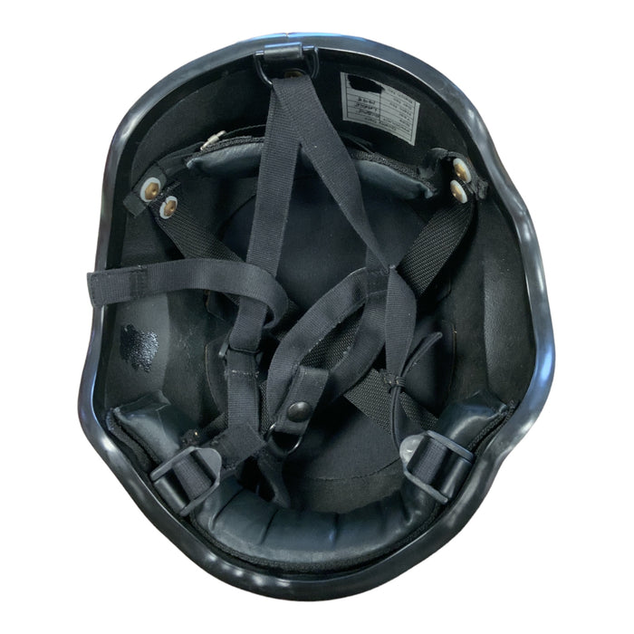Website Only - Police Stamped Kevlar Ballistic Helmet  Collectors Size L OH135