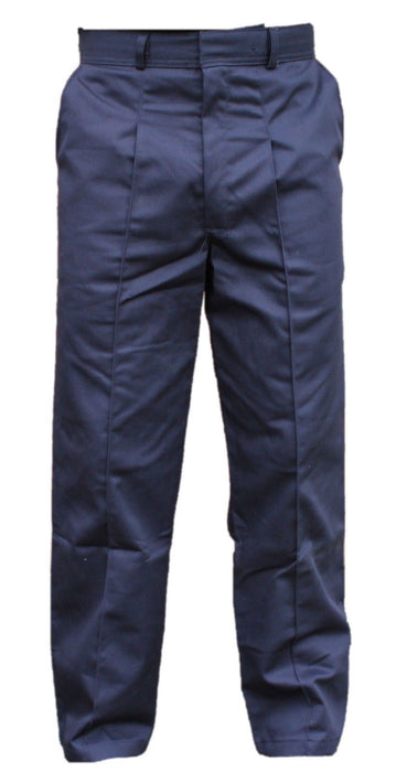 New Male Dark Blue Smart Work Trousers Heavy Duty B3N