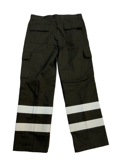 Benchmark Black Polycotton Cargo Trousers Grade A BMT07A