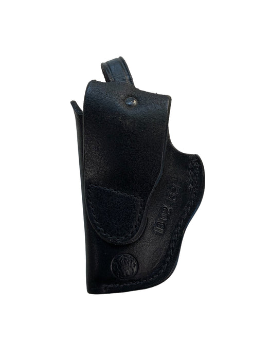 Smith & Western Black Leather 2” Belt Gun Holster GH65