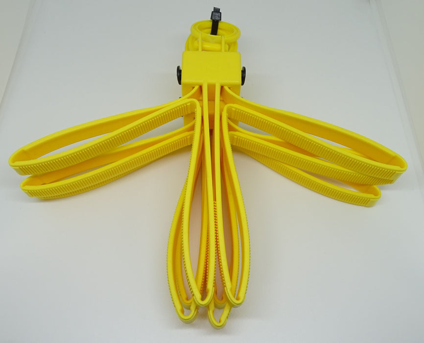 Yellow ASP Tri-Fold Restraints Plasticuffs Handcuffs Pack of 3