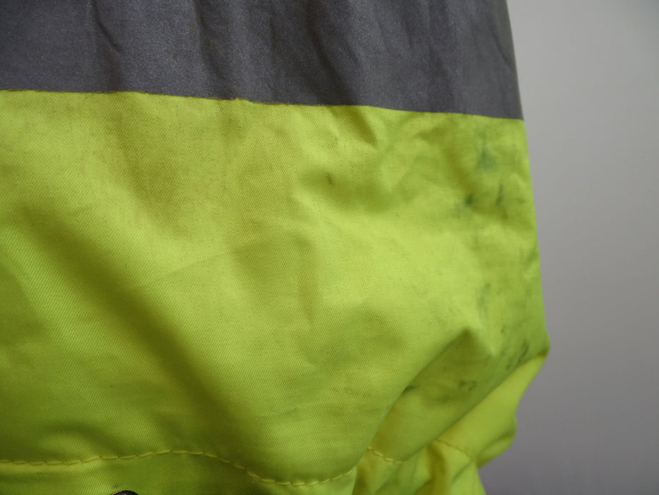 Hi Vis Waterproof Cycling Jacket With Scooped Back & Reflective Tape HVCC02B
