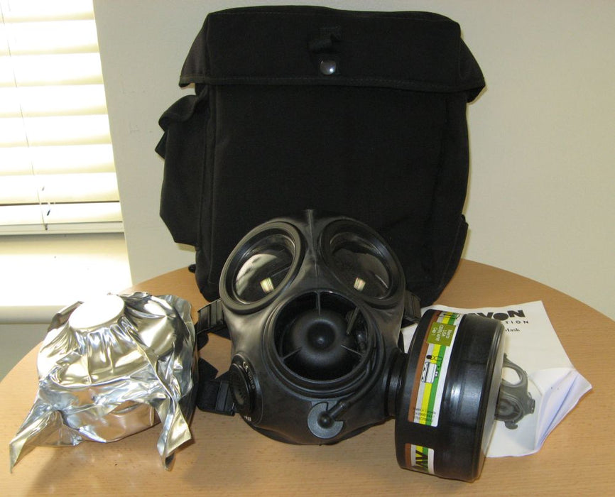 Avon CBRN FM12 Gas Mask With Respirators And Pouch SAS BRITISH ARMY