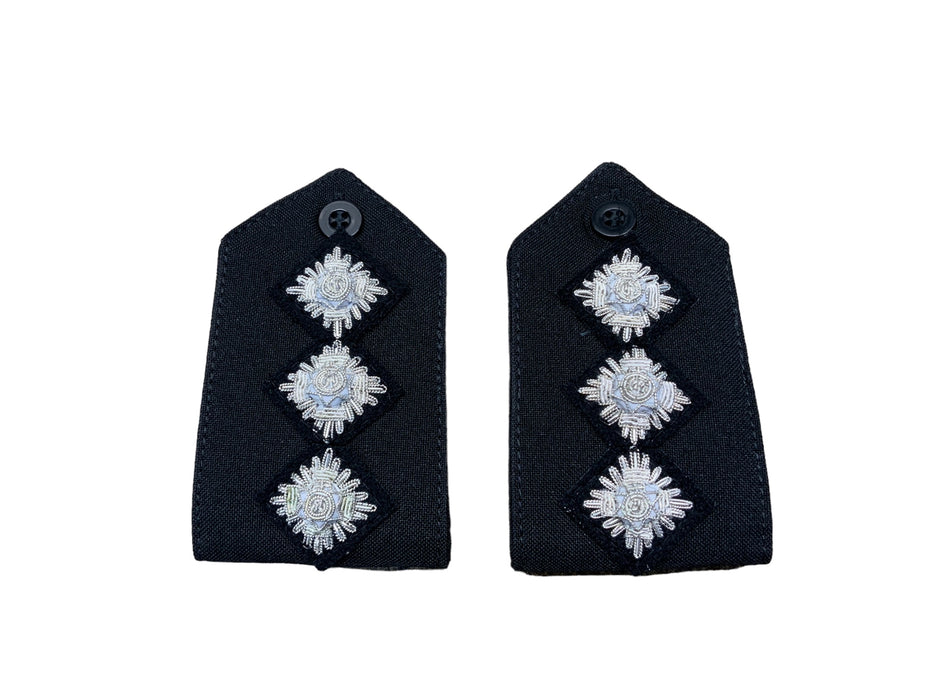 Obsolete Original Issue WPC Chief Inspector Police Rank 3D Epaulettes Grade A