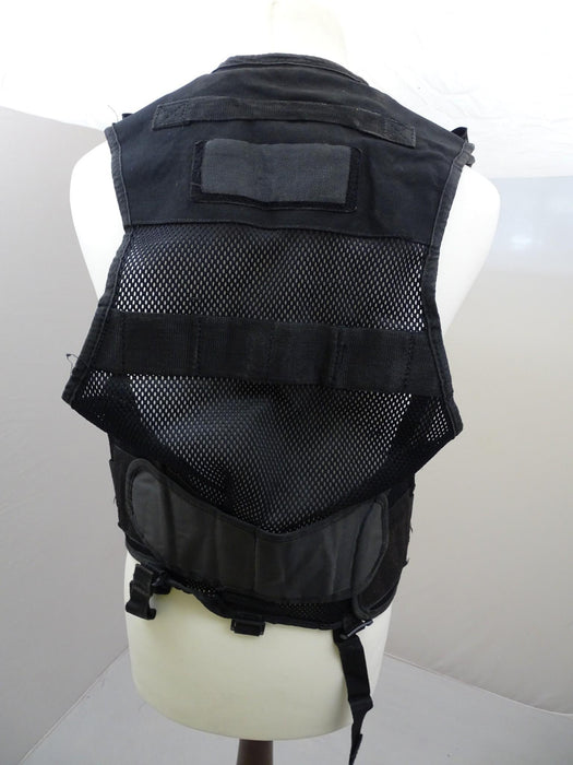 Protec Black Tactical Molle Vest plus 5 Pouches 3s Grade B