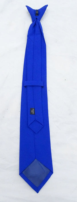 New Ex Police Blue Clip On Tie For Smart Dress Security Doorman Fancy Dress