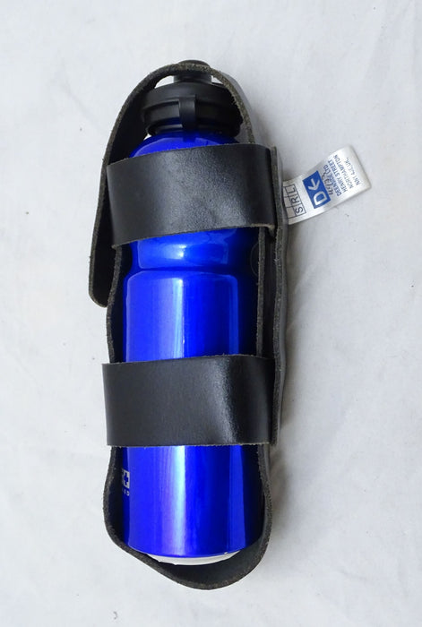 Deenside Large Leather Water Bottle Holder Belt Pouch Hiking Camping
