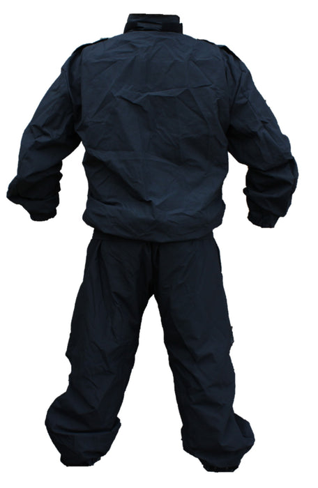 Yaffy 2 Part Zip Off Flame Retardant Riot Overall Coverall Navy Blue 3