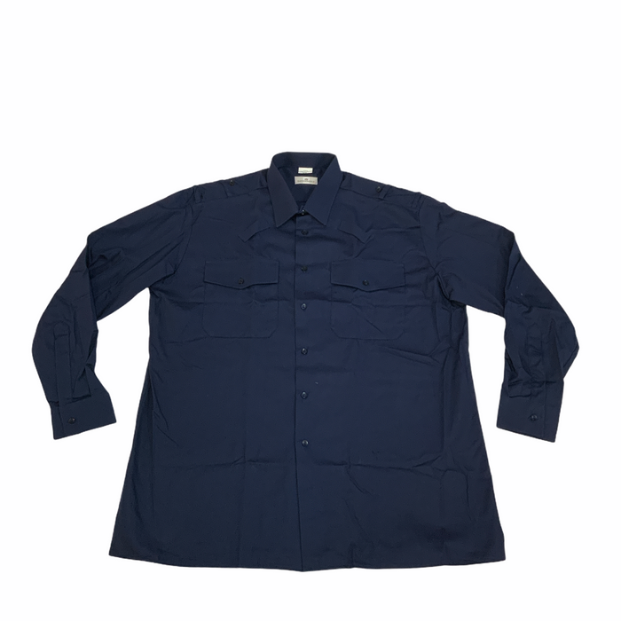 Women's Navy Blue Long Sleeve Uniform Shirt Harrison Field NEW FSB06N