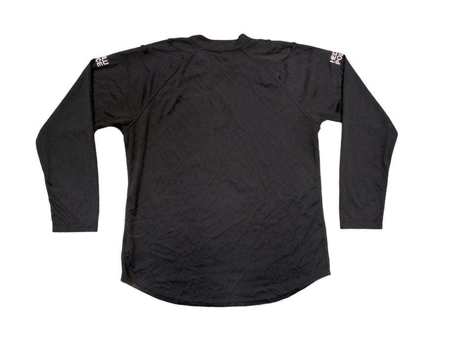 Unisex Heddlu Wicking Top Police Branded Black Breathable Long Sleeve WKS44N