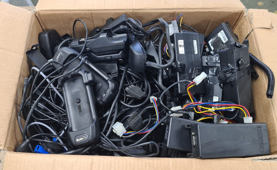 Bury Hands Free Kits Uni CarTalk Boxes Cradles Talk&Drive Ex Police Job Lot