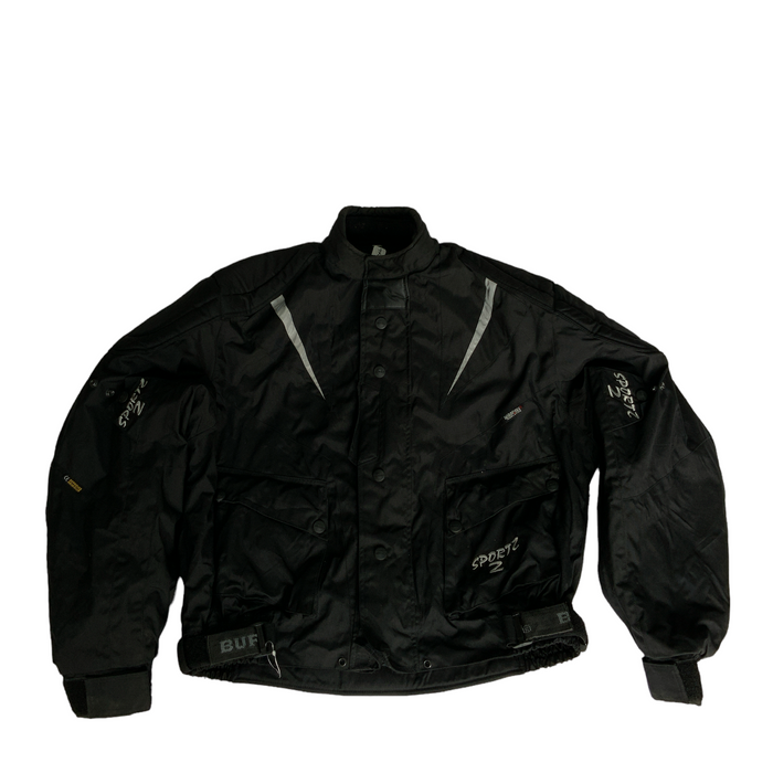 Buffalo Sportz 2 Textile Jacket Motorcycle Thermomix Black BUFFJKT02A
