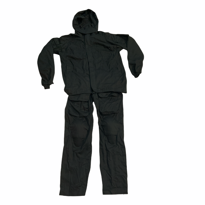 Keela Black Tactical 2 Part Zip Off Overall Coverall Paintballing Airsoft KC04B