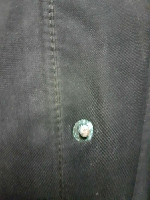 Goretex Ex Police Waterproof Women’s Black 3/4 Length Rain Coat Medium OJ203FB