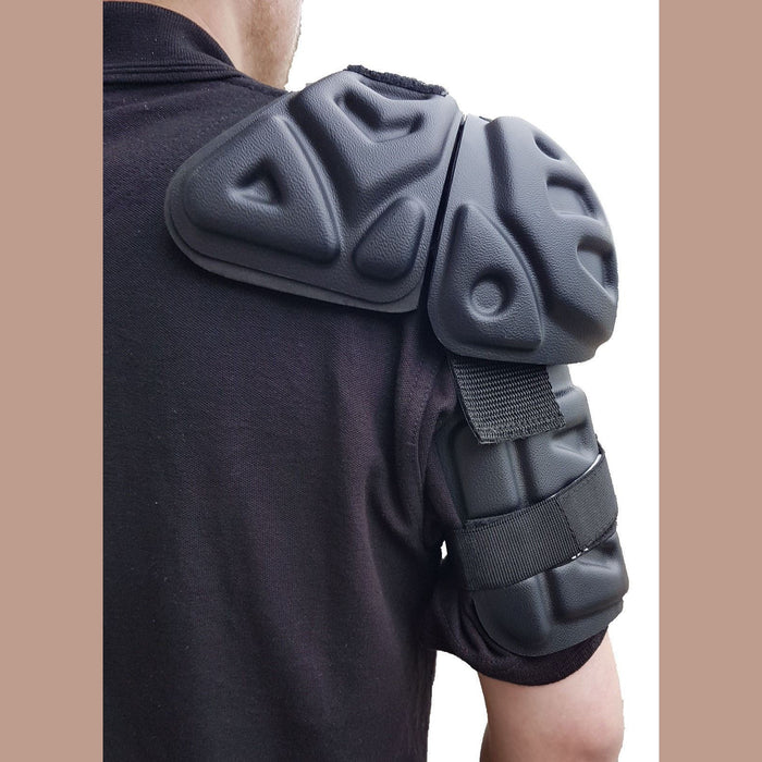 Riot Gear Shoulder &Upper Arm Protector Pair Paintball Airsoft RGS02B