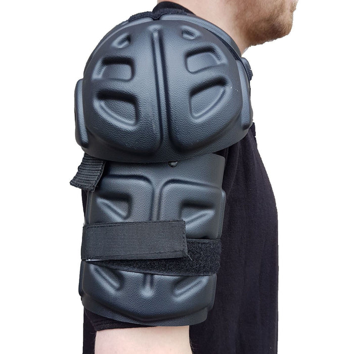 Riot Gear Shoulder &Upper Arm Protector Pair Paintball Airsoft RGS02B