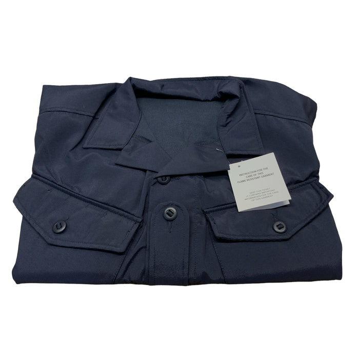 Genuine Royal Navy Flame Resistant Shirt Jacket Navy Blue RNSHIRT03AN