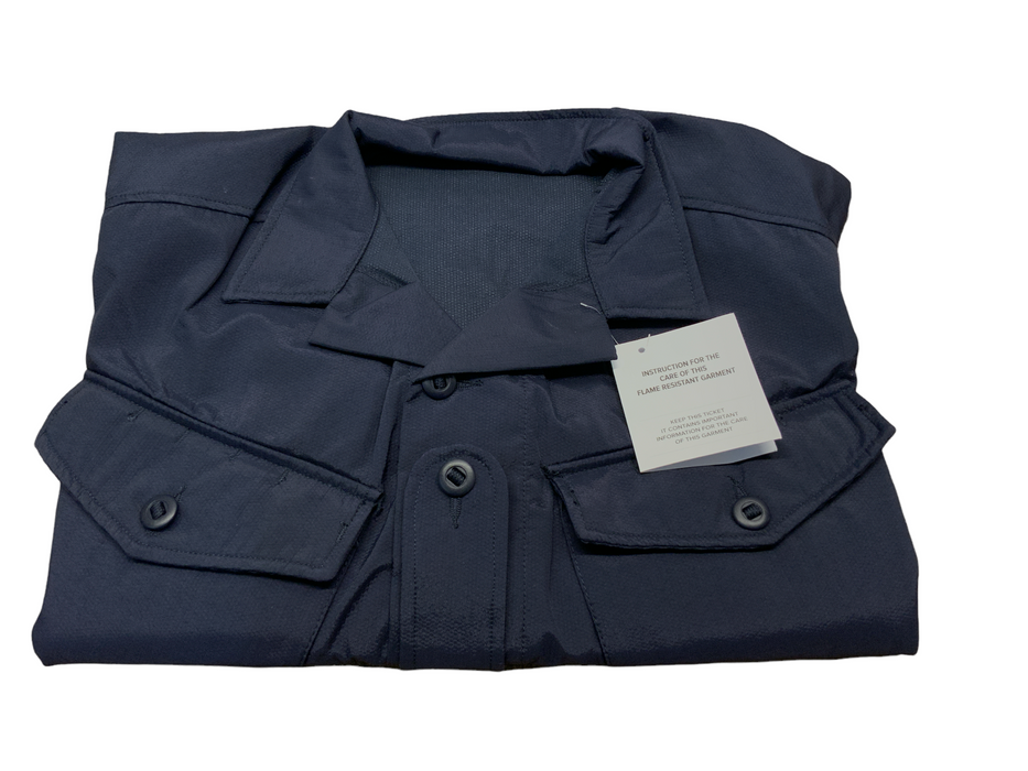 Genuine Royal Navy Flame Resistant Shirt Jacket Navy Blue RNSHIRT03AN