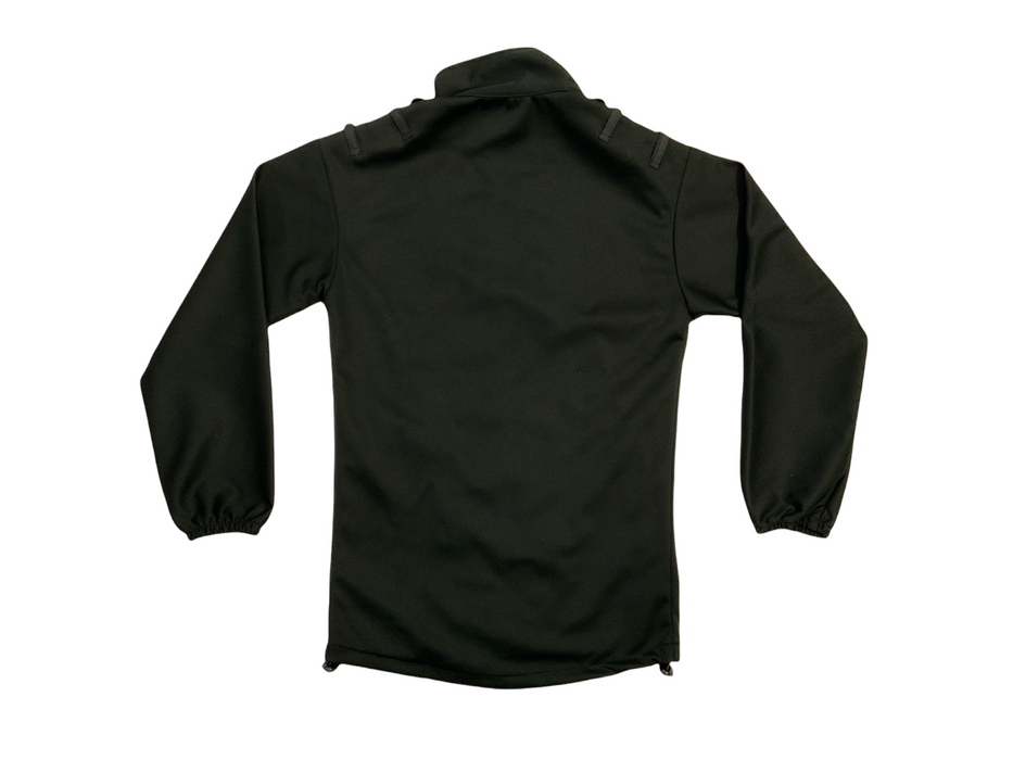 Softshell Fleece Black Waterproof Windproof Breathable Security BLAFLC2A
