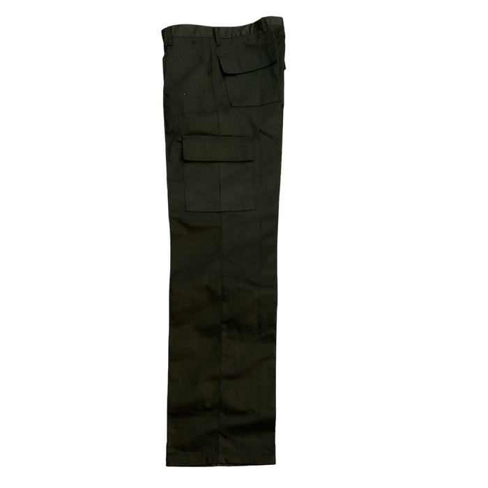 Benchmark T31 Cargo Trousers Black Polycotton New BMT06N