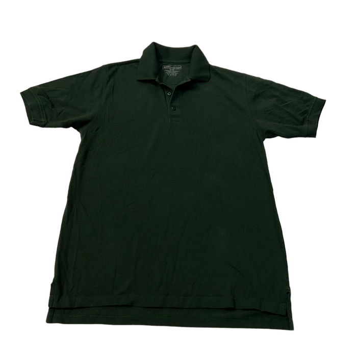 Black Wicking/Polo Breathable Shirt With Short Sleeves WKS22A