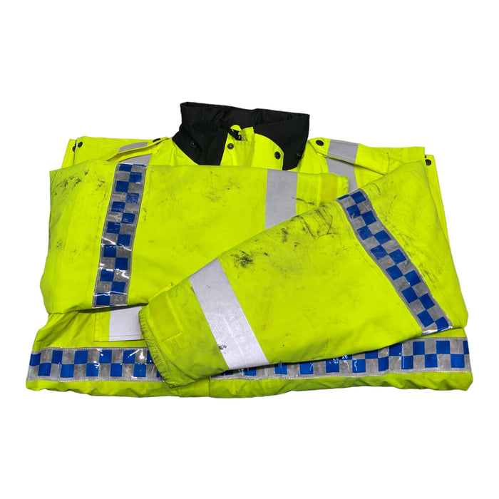 Ex Police Hi Vis Jacket Waterproof Rain Coat Security Dog Handler HVPC04B