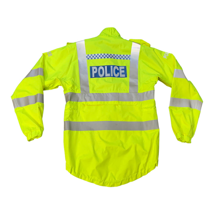 Hivis Waterproof Scooped Police Cycling Jacket - Grade A