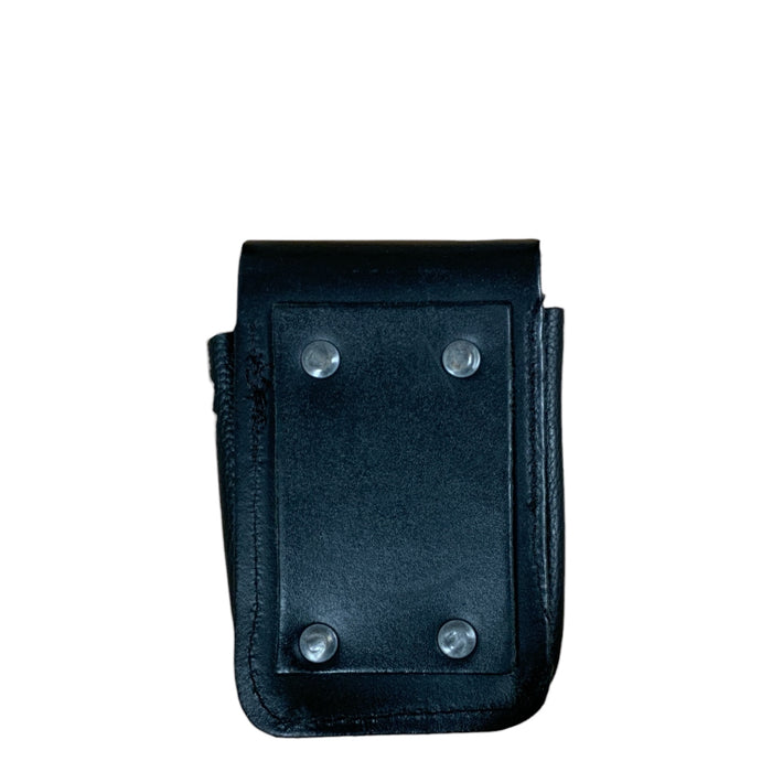 Chain Link Handcuff Holder Pouch Closed Top Leather 2" Belt Loop YR-BLTHCF07A