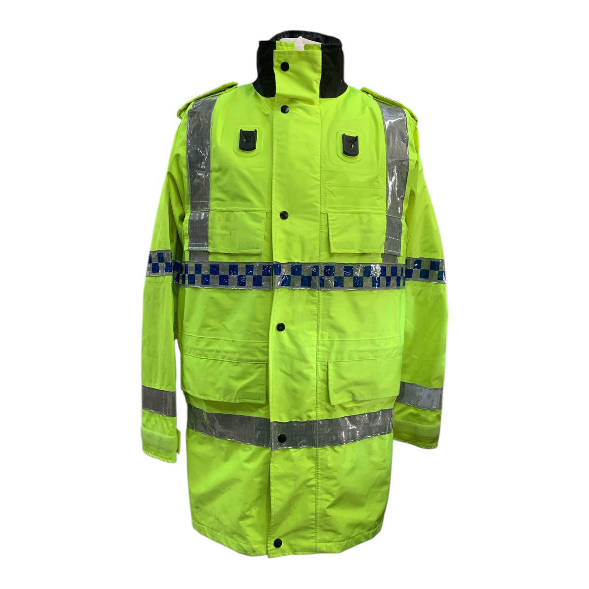 Hi Vis Jacket Waterproof Rain Coat Security Dog Handler HVPC02B — One ...