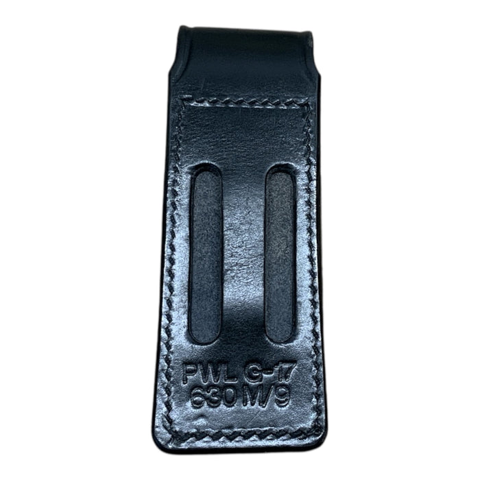 PWL Magazine Ammo Pouch Single Leather For Belts Duty Belts BLTAMO01B
