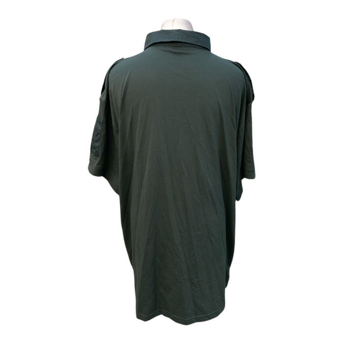 NHS Branded Ex Yorkshire Ambulance Short Sleeve Polo Shirt Green GPS03A