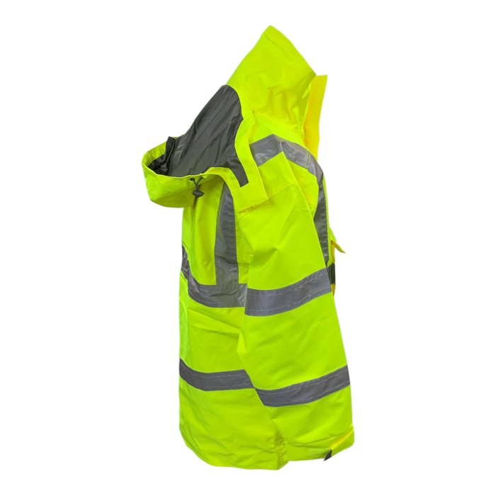 LEO Workwear Clovelly Coat Security Railway Building Site Medium HVLN