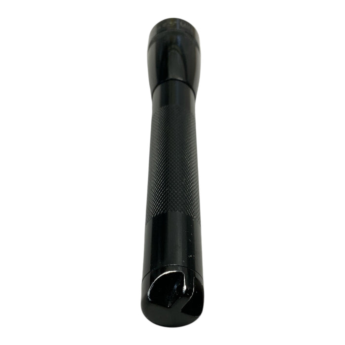 LED Mini MagLite Flashlight Maglite Torch Leather Belt Holder Black OFF-TMAG06