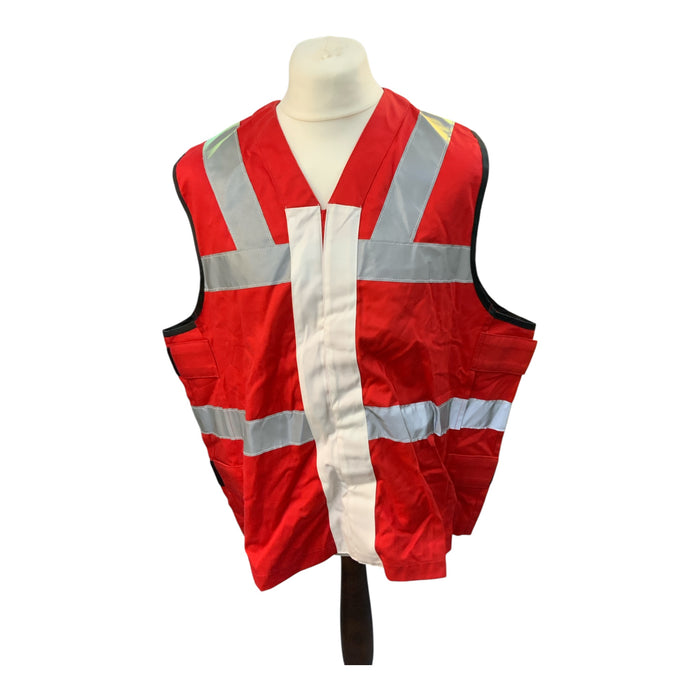 Royal Navy Surcoat Flight Deck Operations Red with White Stripe MIL-SUR-01AN