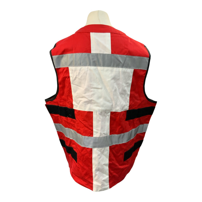 Royal Navy Surcoat Flight Deck Operations Red with White Stripe MIL-SUR-01AN
