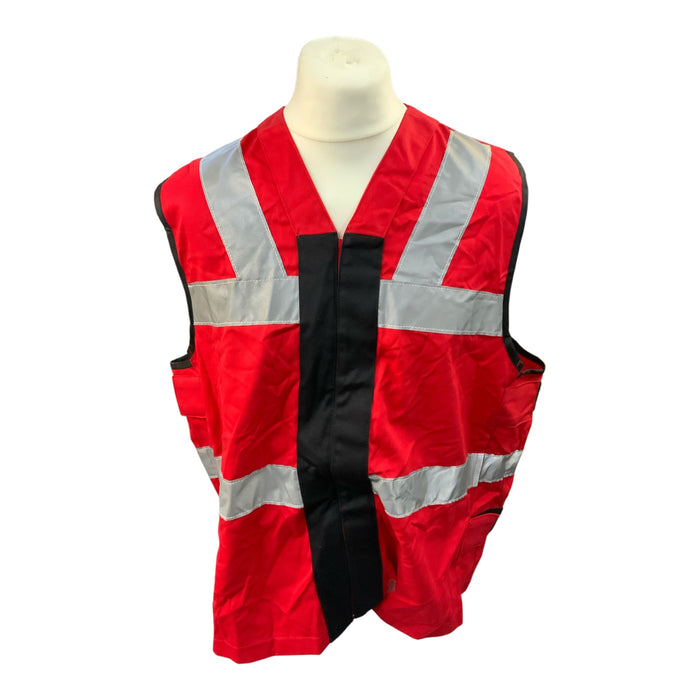 Royal Navy Surcoat Flight Deck Operations Red with Black Stripe With Defect MIL-SUR-02AND