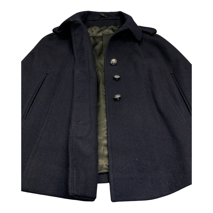 Vintage 1960’s Jackson The Tailor Wool Cape Cloak Obsolete UKAEA Buttons CAPE03A