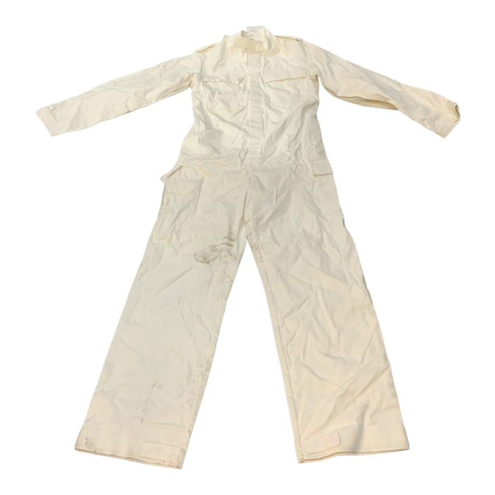 Military Coverall White Action Dress FR MIL-COV-07B