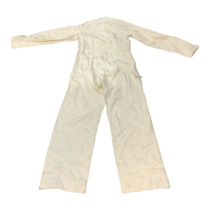 Military Coverall White Action Dress FR MIL-COV-07B