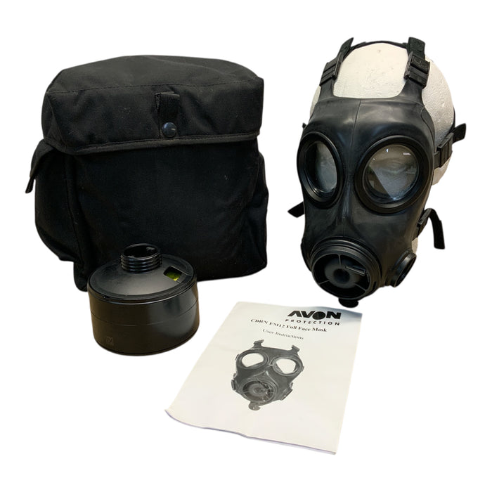 Avon FM12 Gas Mask Respirator Full Set Size 2 Grade A AVONFM12SET