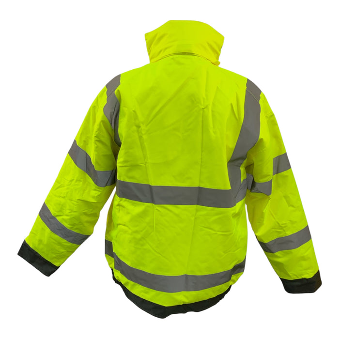 Hi-Vis Bomber Jacket Quilted Lining Yellow Medium OJ253A