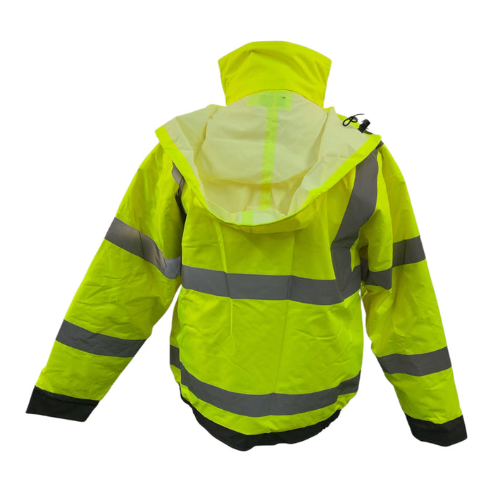 Hi-Vis Bomber Jacket Quilted Lining Yellow Medium OJ253A