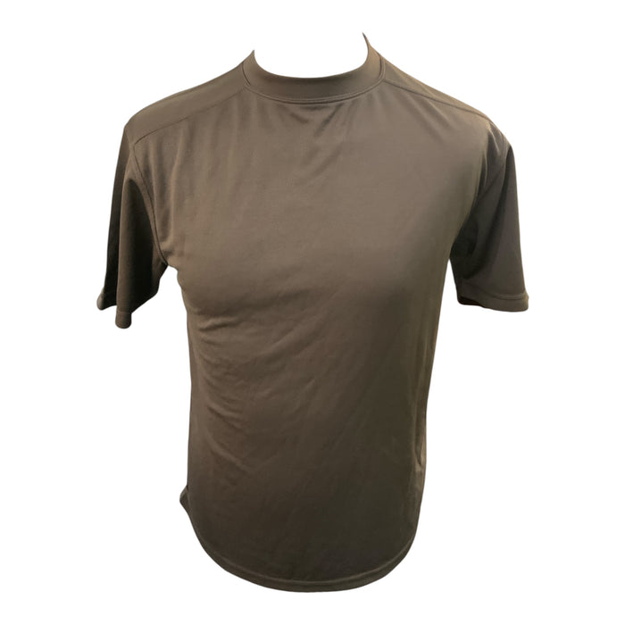 Military Wicking T Shirt Combat Anti Static Brown MIL-TOP-14A