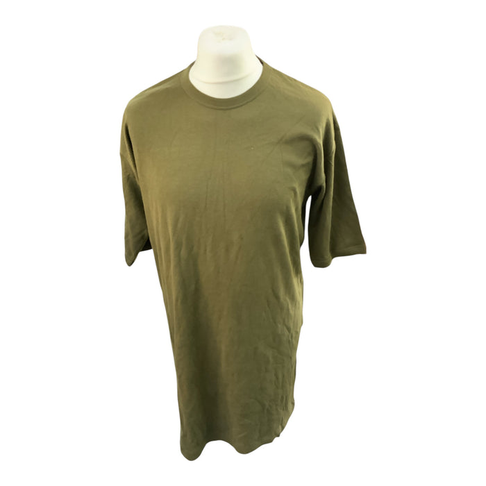 Military Vest Base Layer Heavyweight T Shirt Olive MIL-TOP-15A