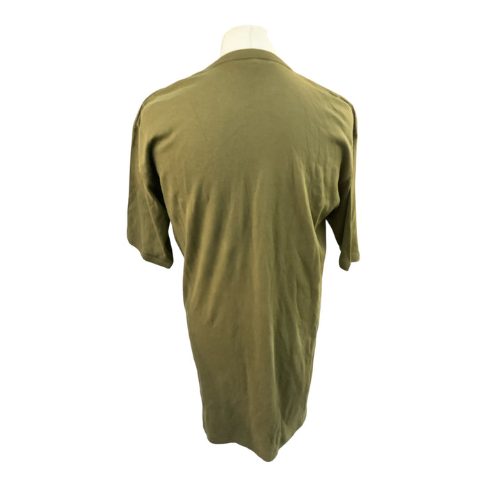 Military Vest Base Layer Heavyweight T Shirt Olive MIL-TOP-15A