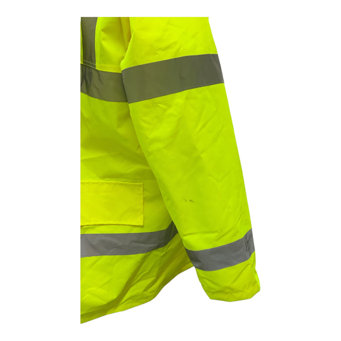 Hi-Vis Constructors Traffic Jacket Quilted Lining Yellow Large OJ254N