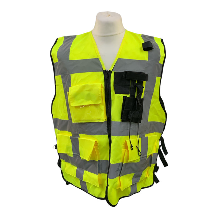 Hi-Vis Traffic Construction Vest Yellow OHVVEST-01-A