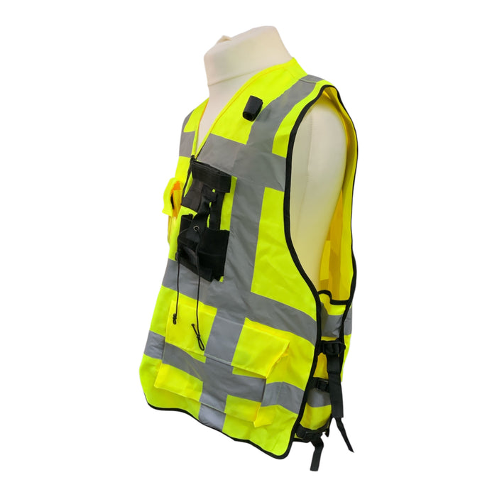 Hi-Vis Traffic Construction Vest Yellow OHVVEST-01-A