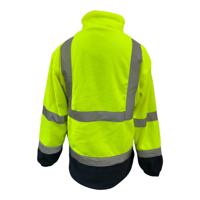 Portwest Hi-Vis Fleece Navy Yellow OF50-N