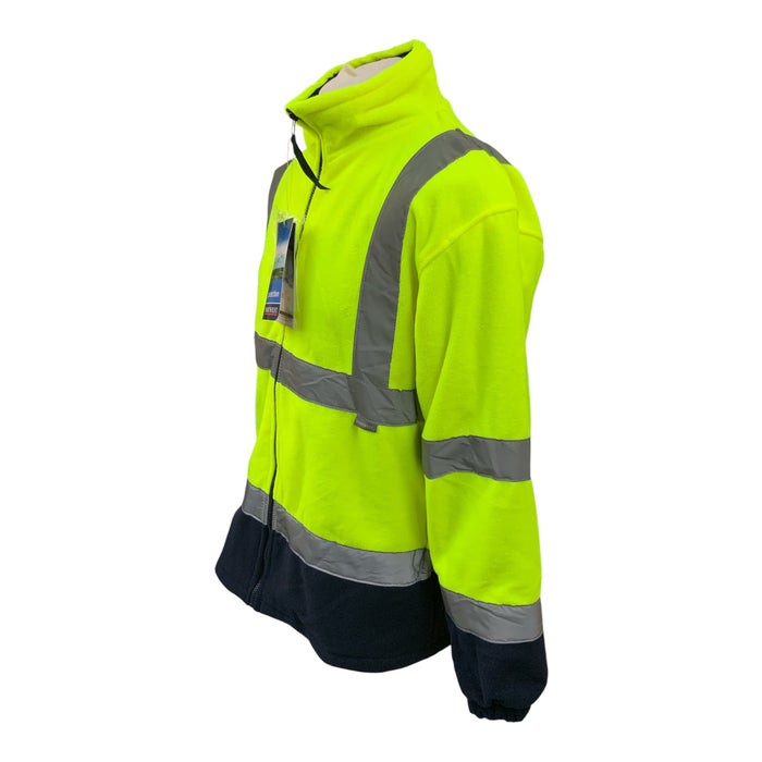Portwest Hi-Vis Fleece Navy Yellow OF50-N